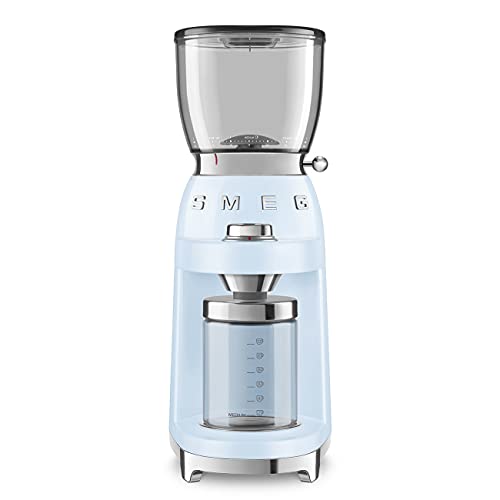 50's Retro Style Aesthetic Coffee Grinder (Pastel Blue)