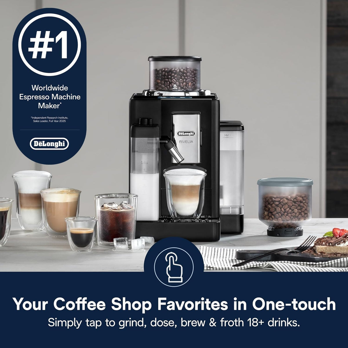Rivelia Automatic Espresso Machine (Black)