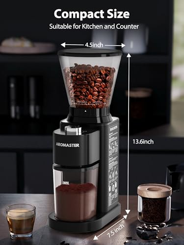 Burr Coffee Bean Grinder (Black)