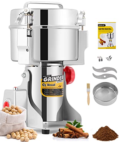 2500g Electric Grain Grinder Mill Safety Upgraded 3600W High (2500g Swing Type)