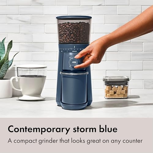 Brew Conical Burr Electric Coffee Bean Grinder (Storm Blue)