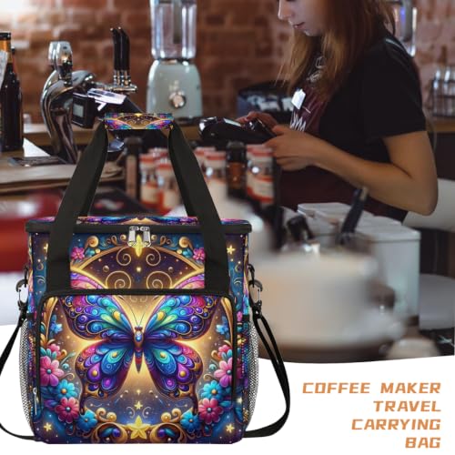 Butterfly Boho Coffee Maker Carring Bag with Keurigs K (C 008)