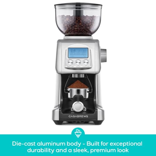 Tornado Electric Conical Burr Coffee Grinder with LCD Display