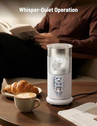 Waterproof Milk Frother and Steamer (Ivory)