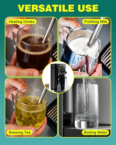 Commercial Milk Frother & Beverage Warmer (Black)