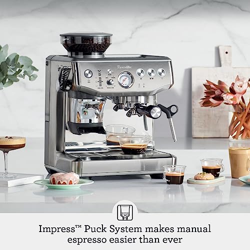 BES876OLT Barista Express Impress (Olive Tapenade)