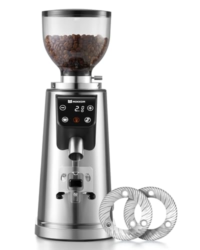 64mm Flat Burr Coffee Grinder (Stainless Steel Flat Burrs)