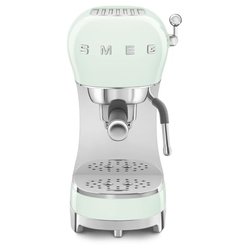 Manual Espresso Machine with Steam Wand (13" / Pastel Green)