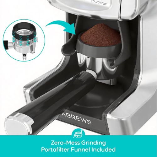 Tornado Electric Conical Burr Coffee Grinder with LCD Display