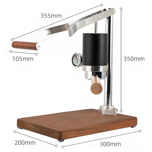 Lever Espresso Maker with Pressure Gauge