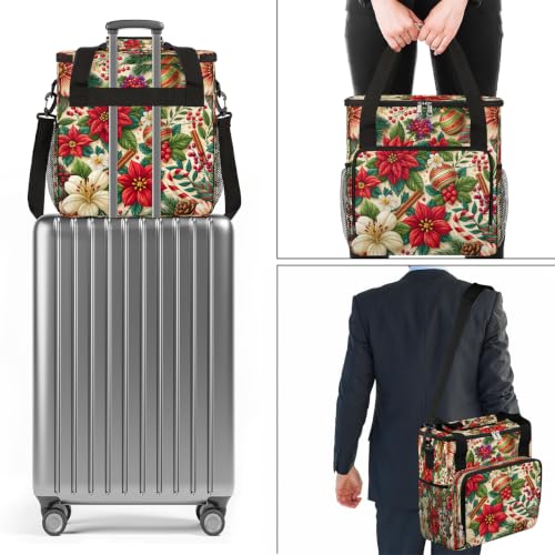 Maker Carring Bag Christmas Coffee Travel Carrying Storage Tote Bag (Print 18)