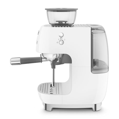 EGF03 Semi Automatic Espresso Machine with Built (8.8 oz / White)