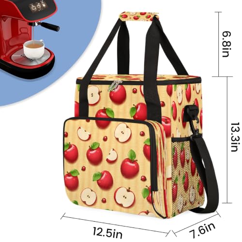 Maker Carring Bag Apple Coffee Travel Carrying Storage Tote Bag (Print 13)