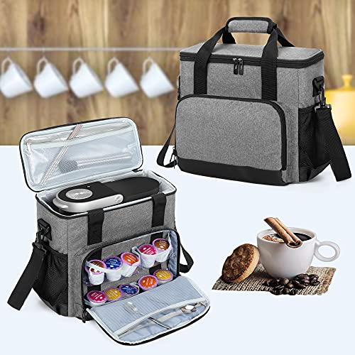 Coffee Maker Bag Compatible with Keurig K (Gray)