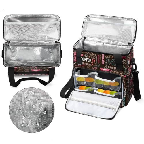 Maker Carring Bag Coffee Coffee Travel Carrying Storage Tote Bag (Print 2)
