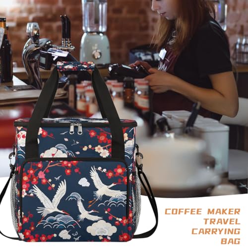 Cherry Blossoms Coffee Maker Carring Bag with K (B 015)