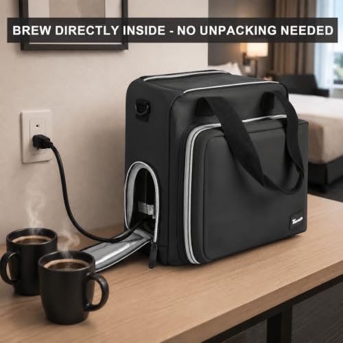 Coffee Maker Travel Bag for Keurig K (Black)