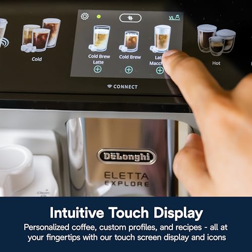 Eletta Explore Espresso Machine with Coffee Grinder (Silver)