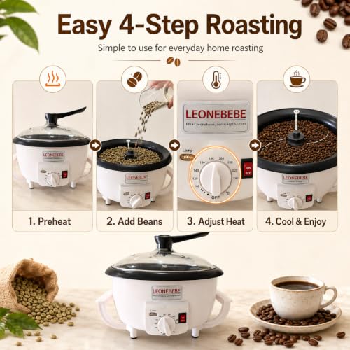 Coffee Roaster Machine for Home Use (without Timing)