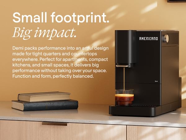 Demi Compact Fully Automatic Espresso Machine (Forest)