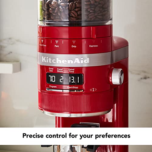 Burr Coffee Grinder (Empire Red / 10 Ounce)