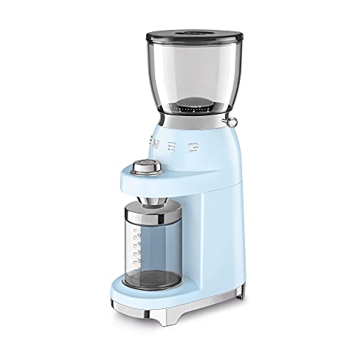 50's Retro Style Aesthetic Coffee Grinder (Pastel Blue)