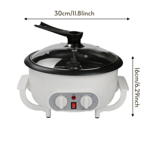 Coffee Roaster Machine with Temperature Control for Home and Cafe Use