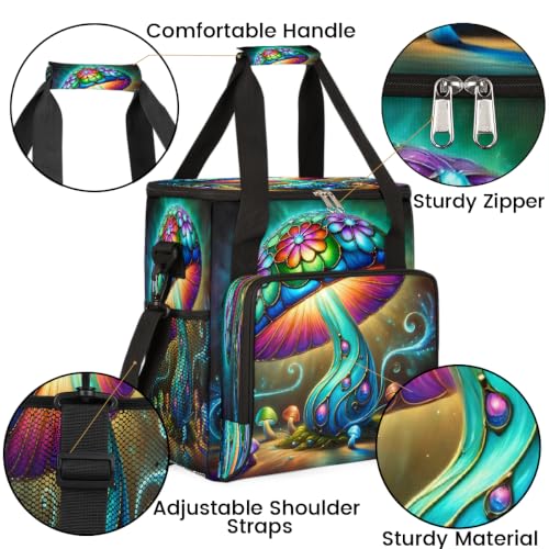 Maker Carring Bag Mushroom Coffee Travel Carrying Storage Tote Bag (Print 26)