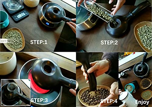 Ceramic Coffee Roaster Machine (brown / 5×11)