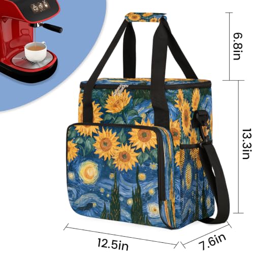 Maker Carring Bag Painting Coffee Travel Carrying Storage Tote Bag (Print 10)