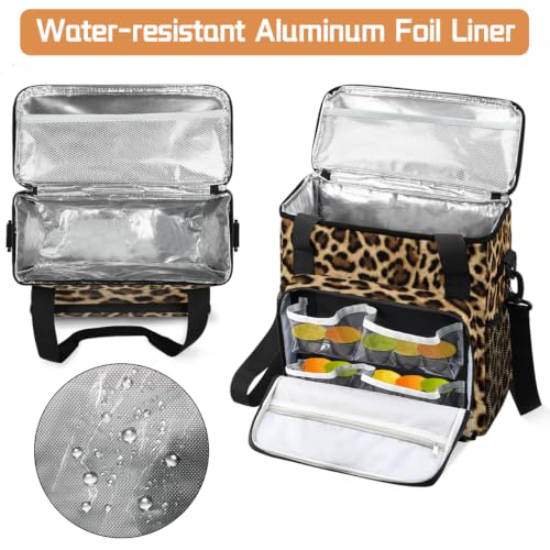 Leopard Brown Coffee Maker Carring Bag with Keurigs K (C 001)
