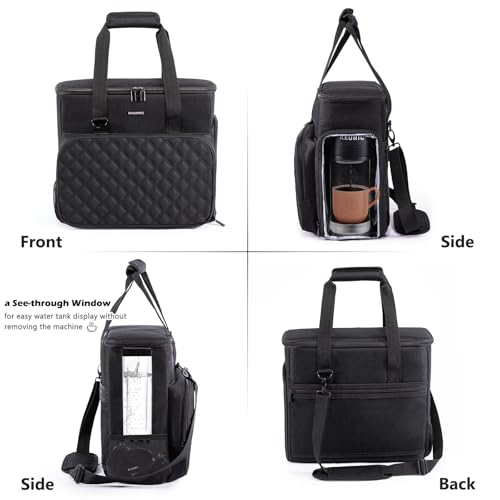 Travel Coffee Maker Carrying Case for Keurig K (Black / Fit for K-Slim)