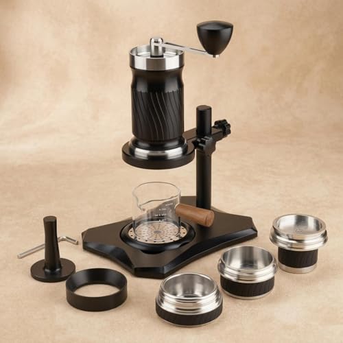 Portable Espresso Machine Manual Espresso Maker Hand Lever With Detachable Assembly And Stability Stand Suitable for home travel use