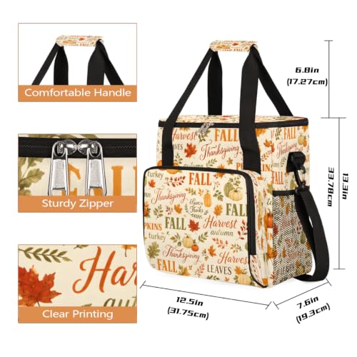 Fall Pumpkin Coffee Maker Carring Bag with Keurigs K (C 010)
