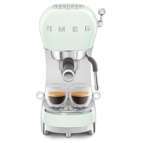 Manual Espresso Machine with Steam Wand (13" / Pastel Green)