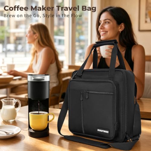 Coffee Maker Carrying Bag for Keurig K (Black / For K-mini/K-mini Plus)