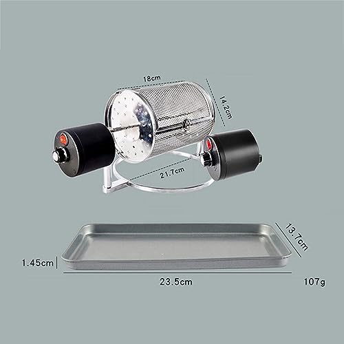 Coffee Roaster Machine Stainless Steel Coffee Bean Roaster with Heat Resistant Cover and Large Viewing Window Suitable for Home Gat