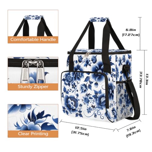 Blue Flower Coffee Maker Carring Bag with Keurigs K (C 006)