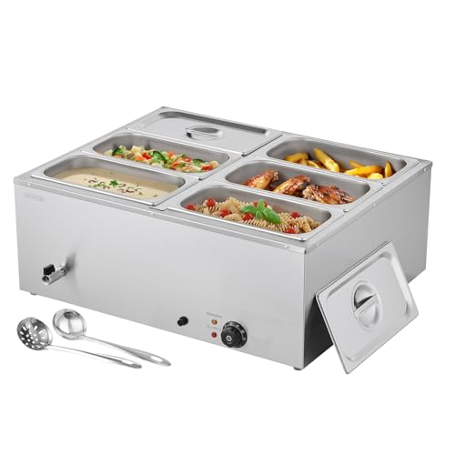 Commercial Food Warmer (6x1/3Pan ;48QT)