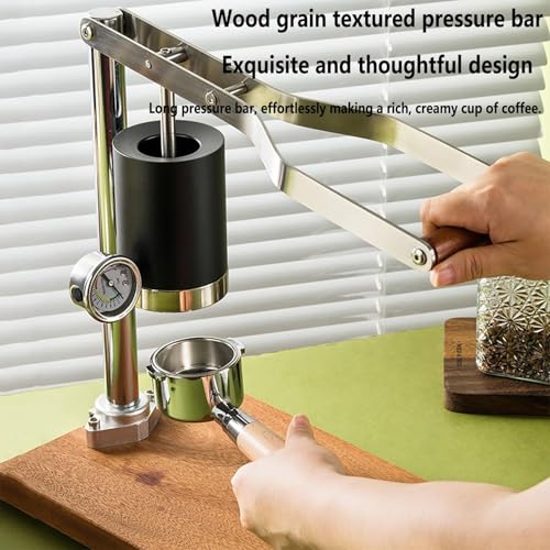 Lever Espresso Maker with Pressure Gauge