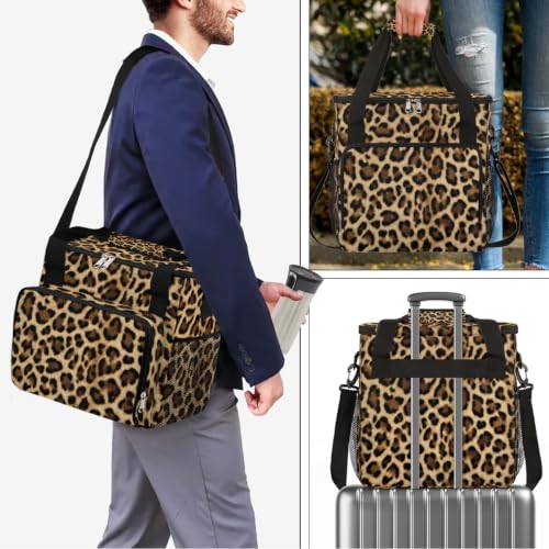 Leopard Brown Coffee Maker Carring Bag with Keurigs K (C 001)