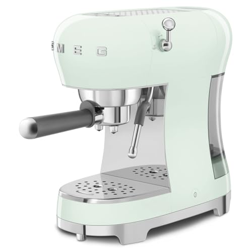 Manual Espresso Machine with Steam Wand (13" / Pastel Green)