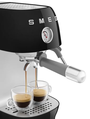 ECF03 Made in Italy Retro Espresso Machine with Cold Brew (Standard / Black)