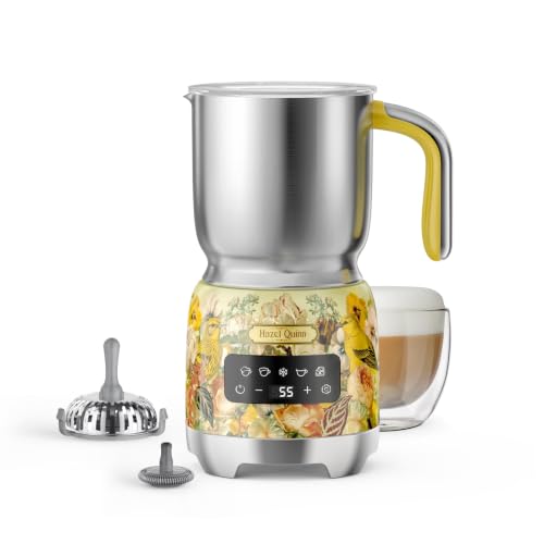 Electric Milk Frother & Steamer (Floral Printed)