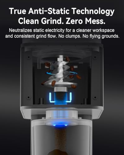 Conical Burr Coffee Grinder With Scale For Home Use