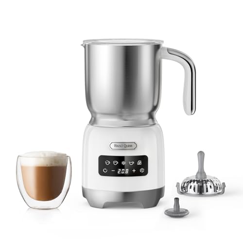 Milk Frother Steamer (Pearl White)