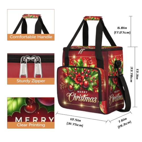 Poinsettia Coffee Maker Carring Bag with Keurigs K (C 014)