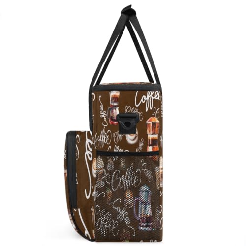 Coffees Pattern Coffee Maker Carring Bag with Keurigs K (B 012)