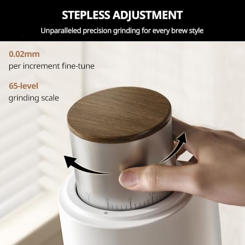 Single Dose Coffee Grinder (White)