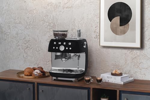 EGF03 Semi Automatic Espresso Machine with Built (8.8 oz / Black)